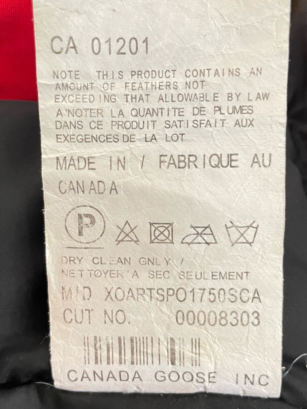 Canada Goose Red Parka with Fur-Trimmed Hood Size Large - Picture 12 of 14